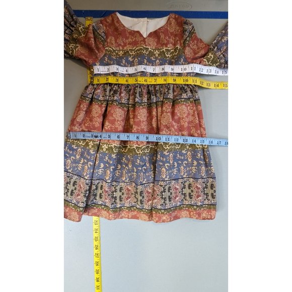 Pippa & Julie bell sleeve bohemian dress size Girls 4 - Picture 9 of 13